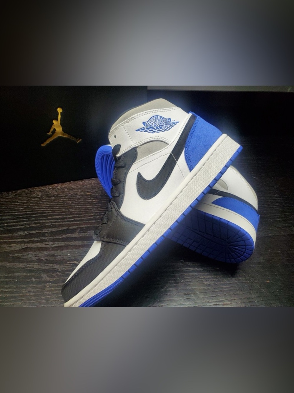 🆕 Nike Air Jordan 1 Royal Black Toe special edition